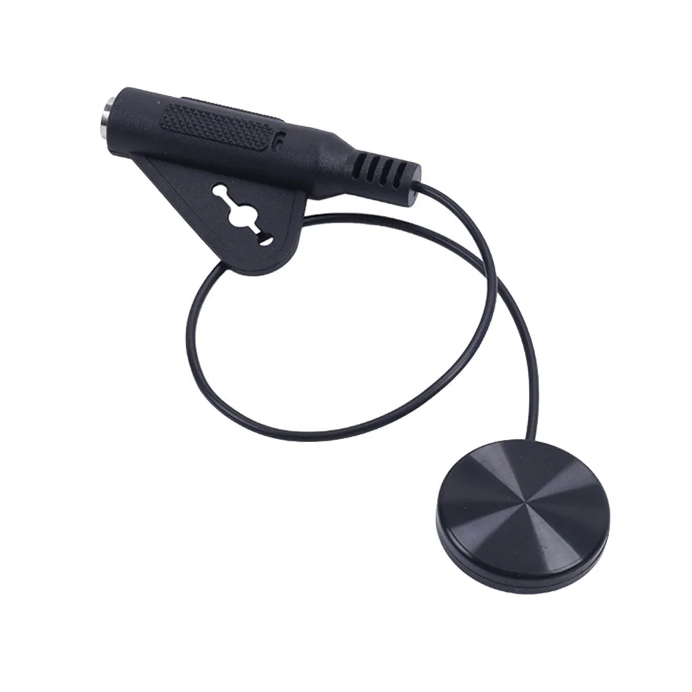 1 قطعة الغيتار الصوتية لاقط كهربائي مكافحة ردود الفعل هش الصوت القيثارة الكمان متوافق كابل دائم لآلات سلسلة