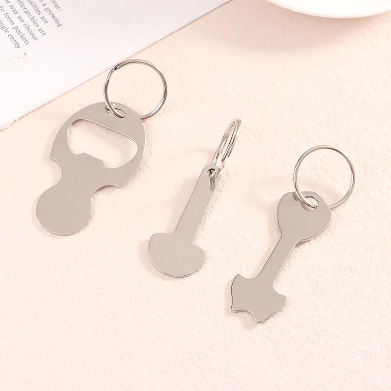 2Pcs Metal Shopping Cart Tokens Trolley Token Key Ring Decorative Keychain Multipurpose Shopping Portable For Home Outdoor