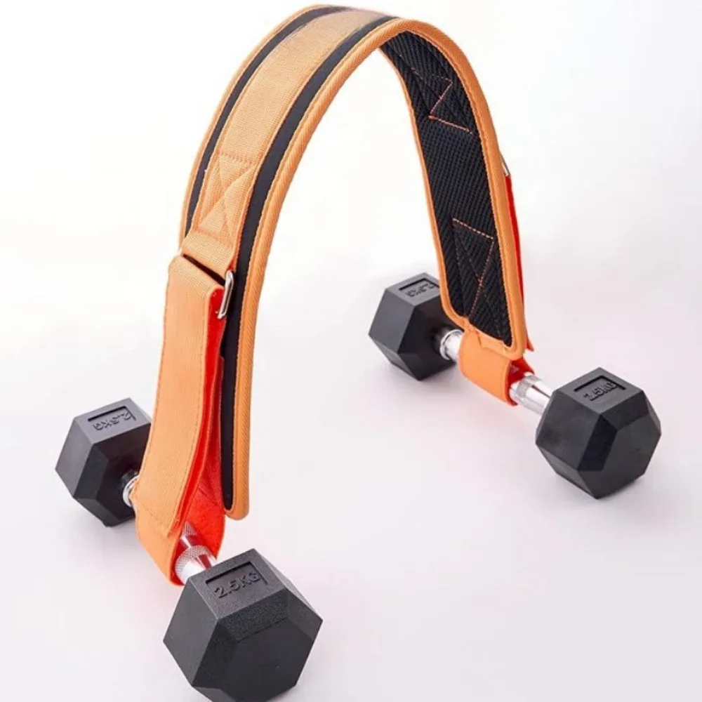 

Easy To Use Hip Thrust Belt Non Slip Pro-Grade Waist Trainer Belt Enhance Strength Adjustable Dumbbell Booty Belt Exercise