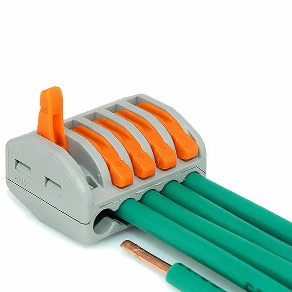 20/10 Pz Morsettiere PCT212-PCT218 SPL-2-3 0.08-2.5mm Universale Compatto Filo Elettrico Connettori Conduttore Splitter