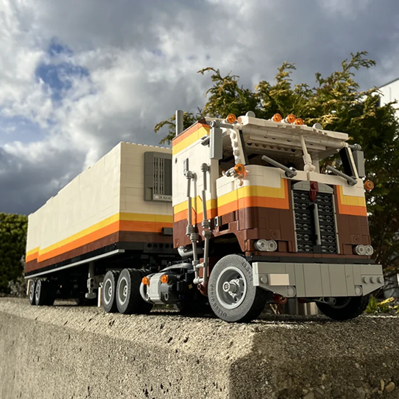 1658 elementów MOC Kenworth Aerodyne Techniczny Model Klocki Konstrukcyjne Składanie DIY Prezenty Świąteczne Kreatywne Klocki Zabawki dla Dzieci Urodziny