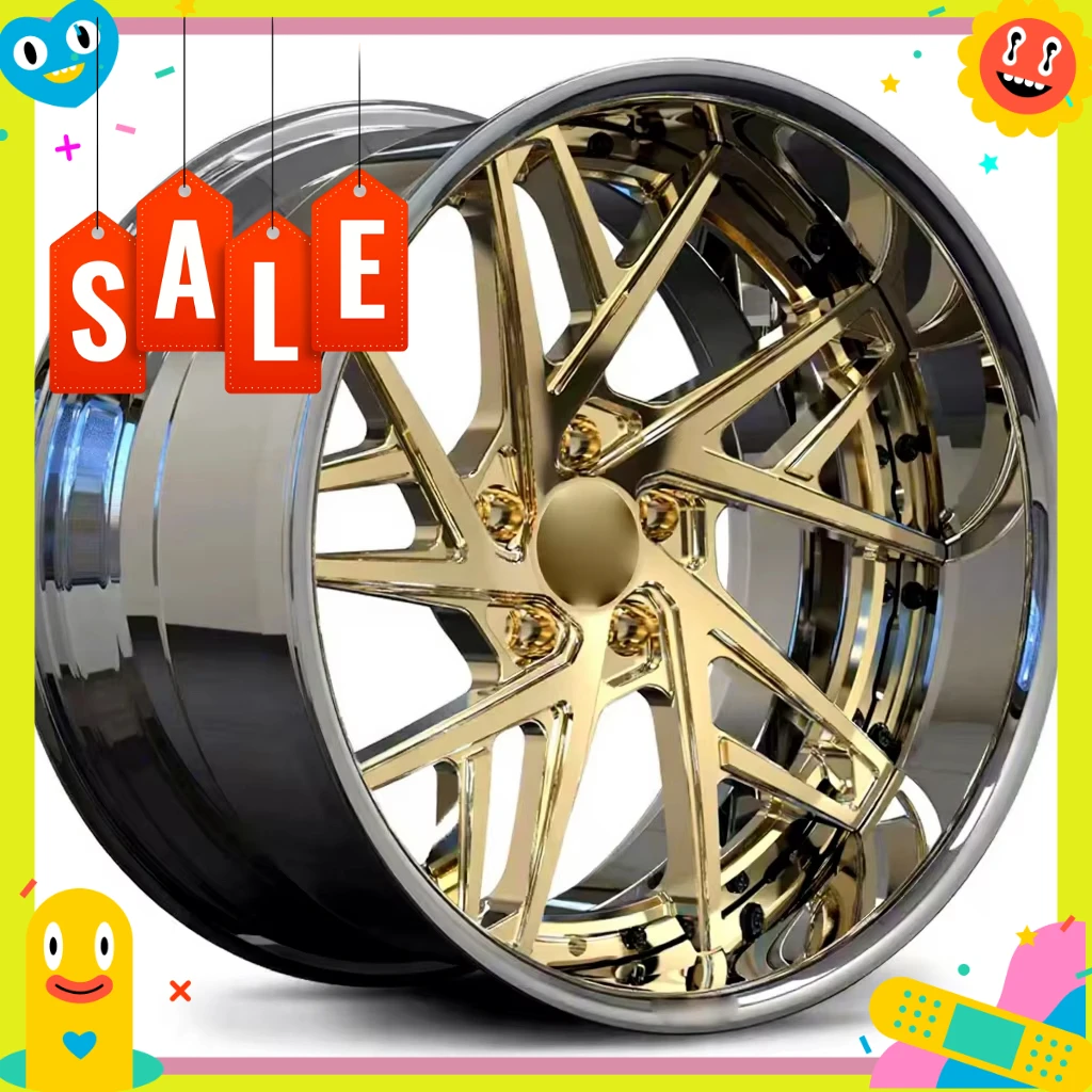 

Hot-selling Chrome Gold Deep Concave 26 28 Inch Custom Aluminum Forged Car Wheels 5X127 Rims New Condition Alloy