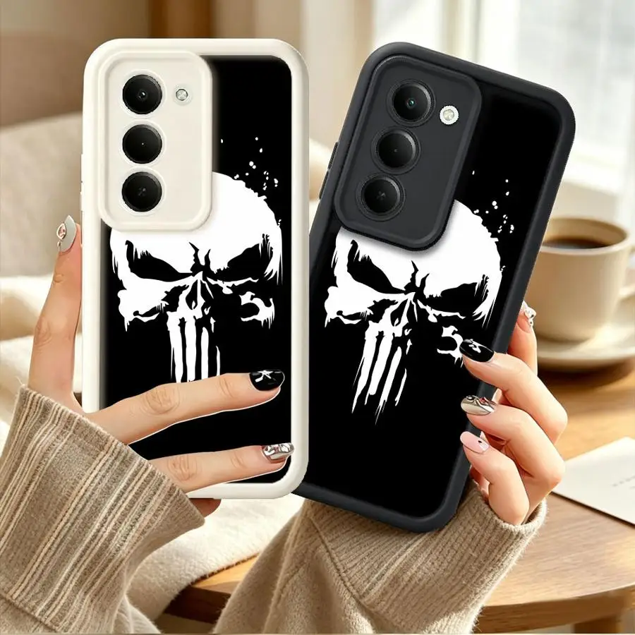 Phone Cover Case for Samsung Galaxy A23 A35 A15 A16 A56 A26 A32 A12 A13 A34 A36 A53 A54 A51 A73 A71 A72 New Punishment Skull
