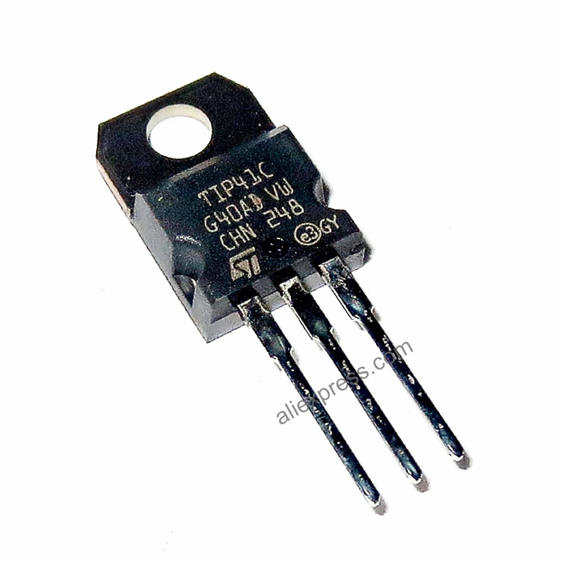 TIP41C TO-220 TIP41 NPN collector current (Ic): 6A collector emitter breakdown voltage (Vceo): 100V transistor BJT