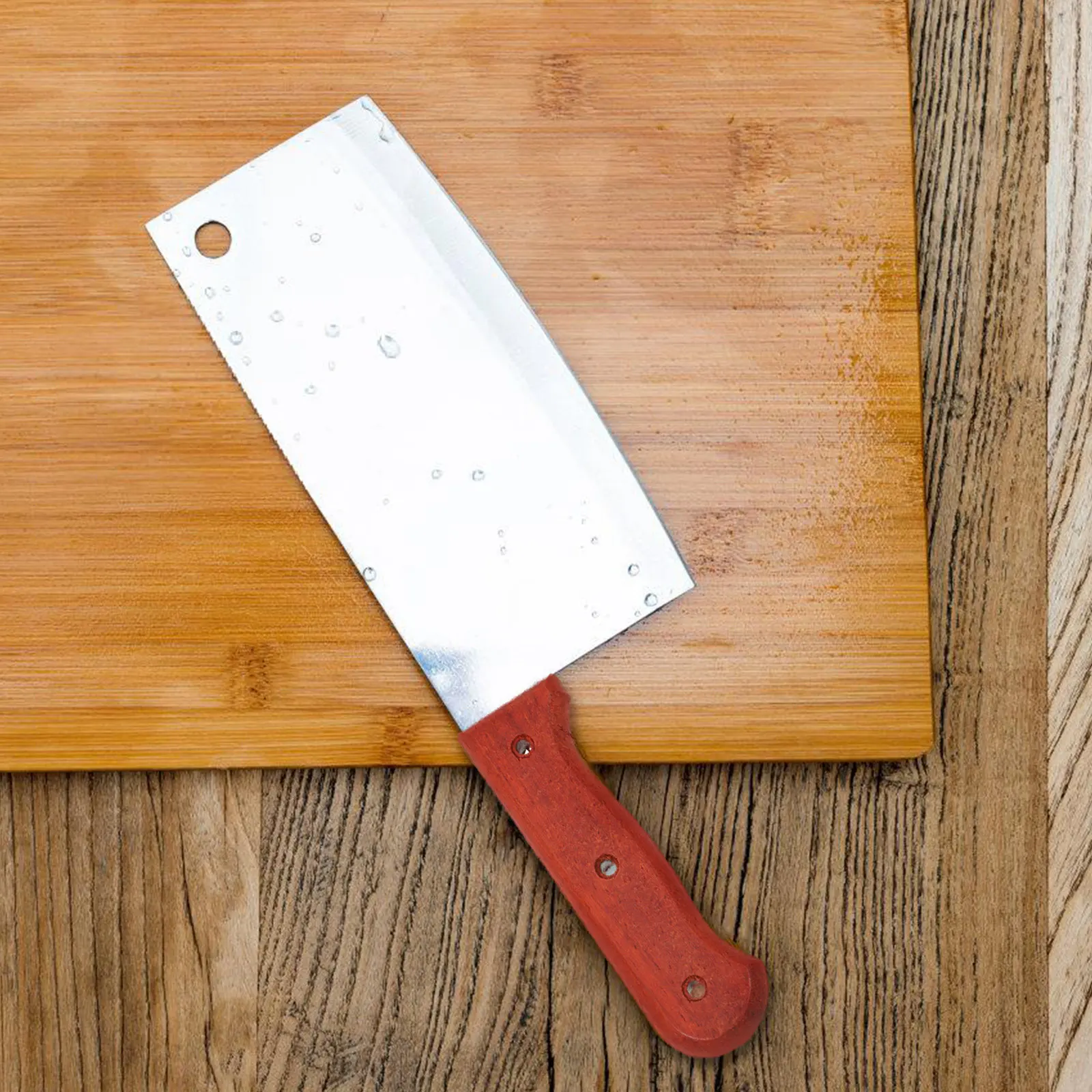 1 set 1 Set Knife Handle Replacement Wood Grip For Kitchen Cutter Chopping Tool Lightweight Non-Skid Comfortable Portable Chef view 6