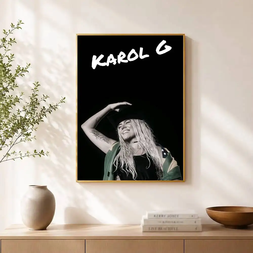 K-karol G Tropicoqueta Poster Dorm Living Room Aesthetic Wall Decoration Painting Stickers