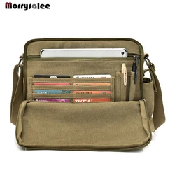 2024 New Men Canvas Bag Man Shoulder Bags Men's Casual Bag Messenger Bags Handbags Women Flap Fashion Single Zipper Soft Party