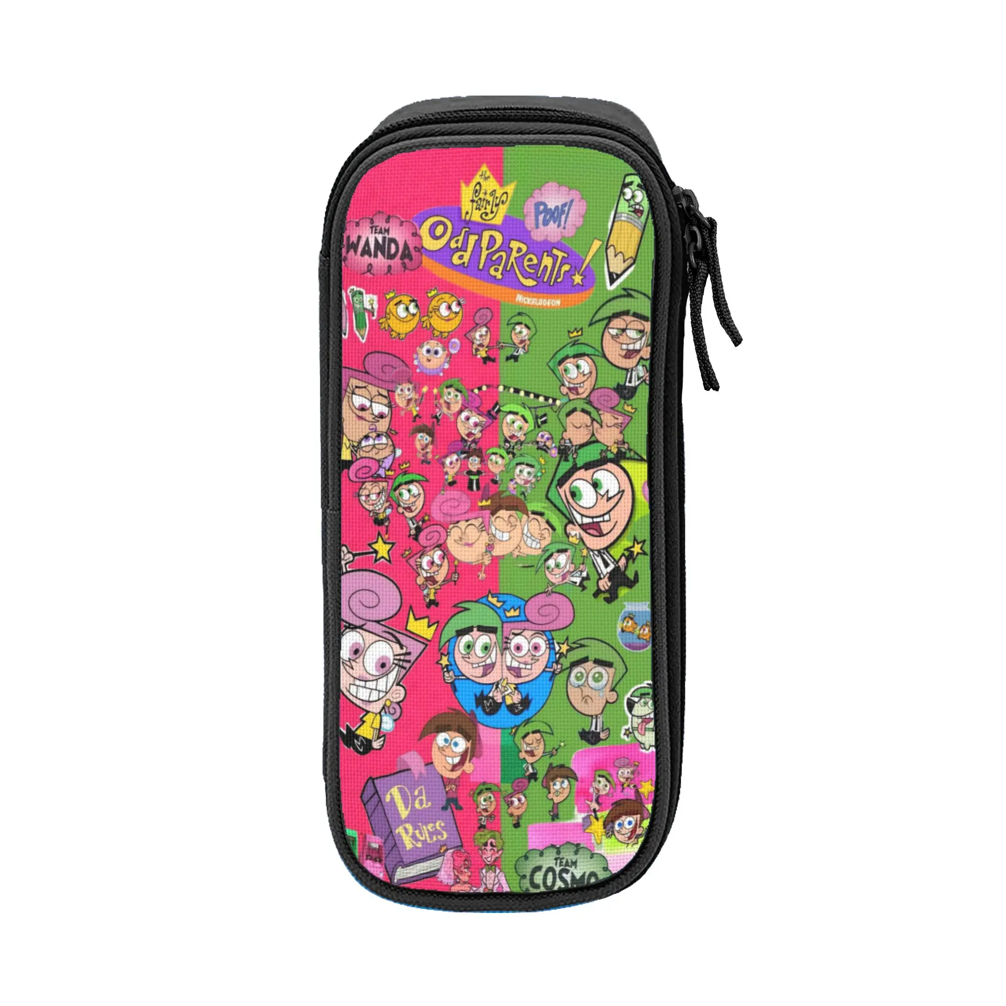 Estuches para lápices The Fairly OddParents, bonitos estuches para lápices, bolsas para lápices para niñas y niños, gran capacidad de almacenamiento, regalo escolar para estudiantes, estuche para lápices