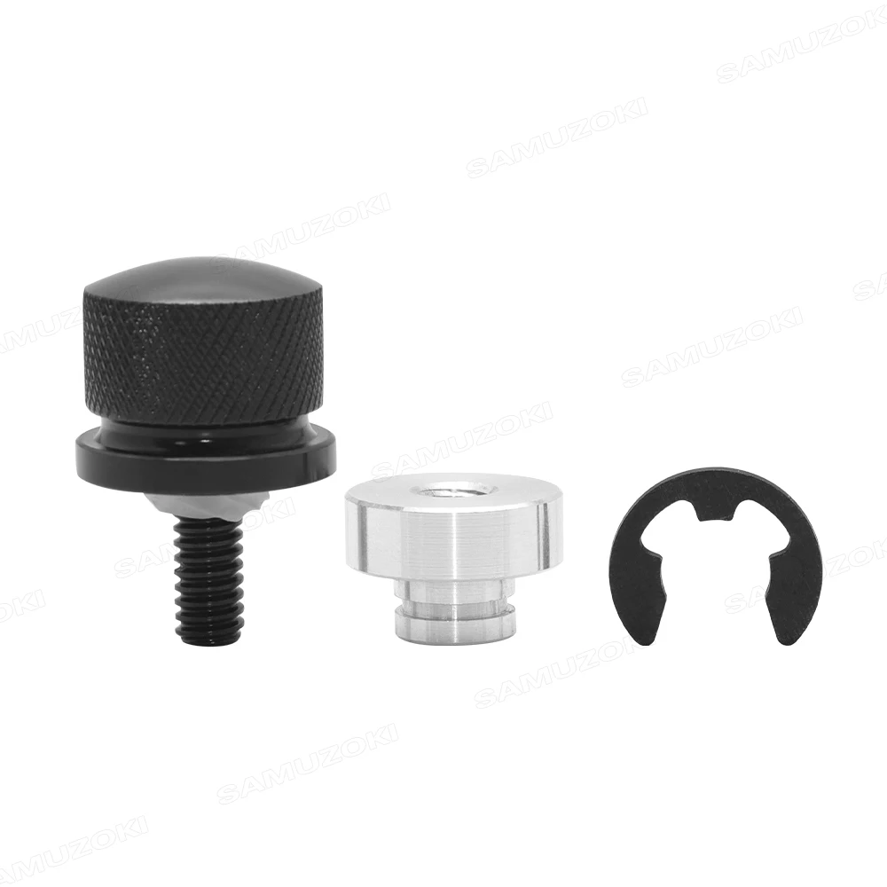 Billet Aluminum Rear Fender Seat Bolt Screw Nut Tab Cover For Harley XL Dyna Softail Touring Models 96-Later Universal Parts