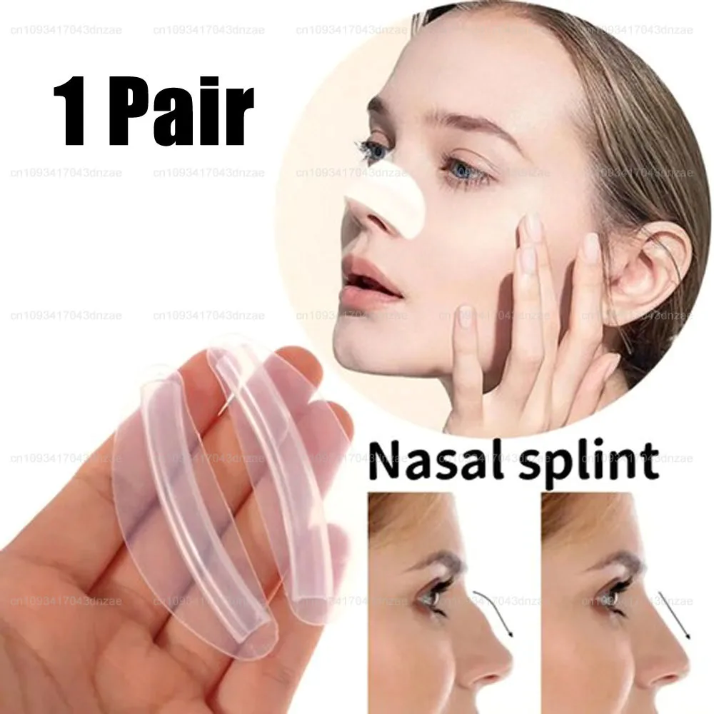 

1 пара медицинских силиконовых носовых шинок для перегородки, больничные косметические расходные материалы, внутренняя шина для носовых полос с стерилизацией
