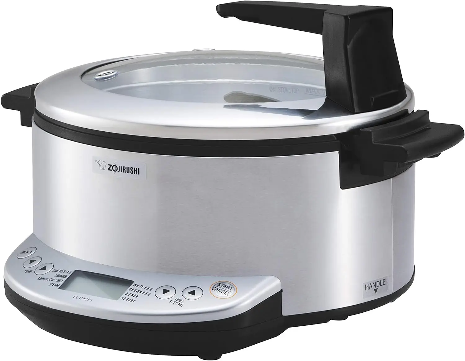 EL-CAC60XZ Multicooker, 6 Qts, acciaio inossidabile spazzolato