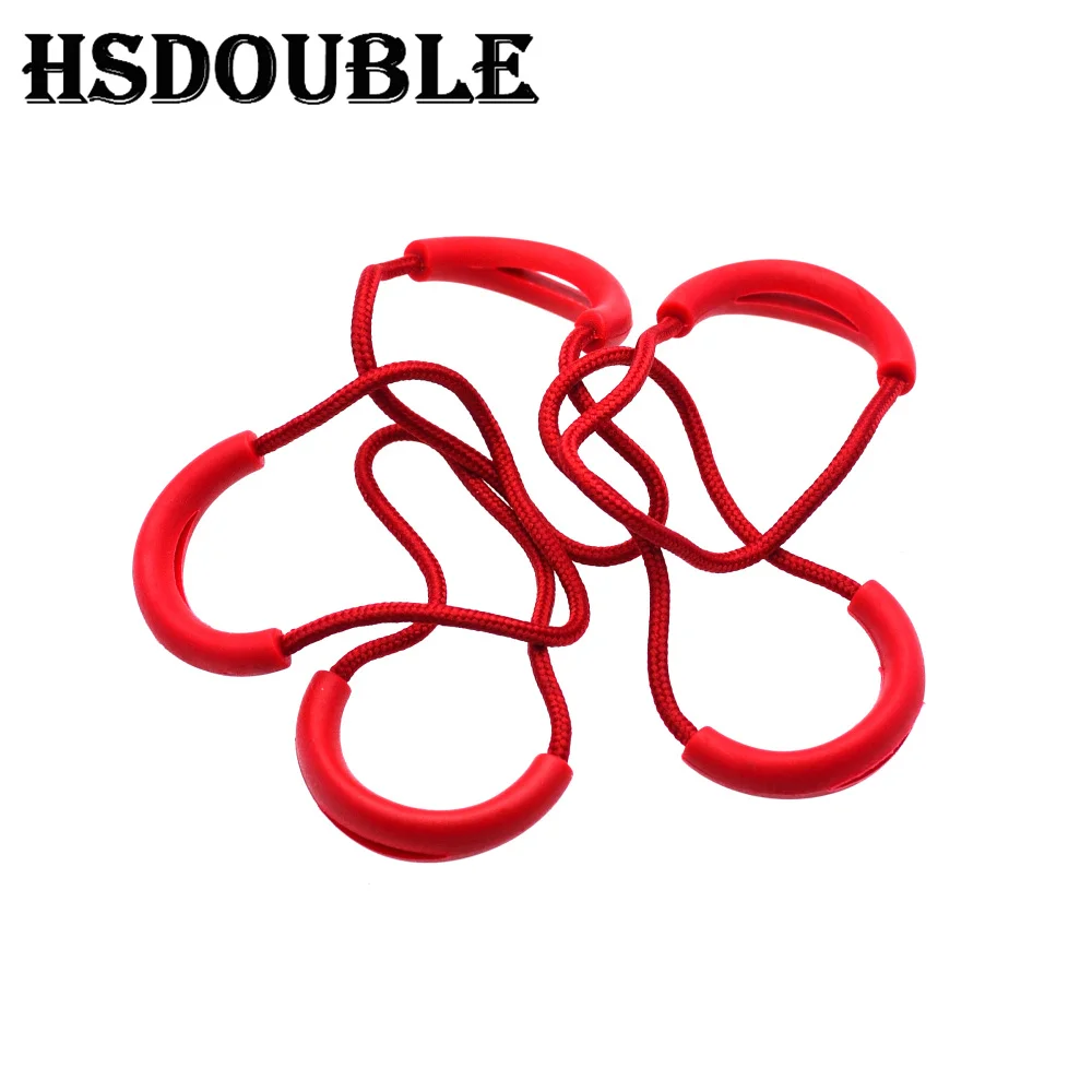 10 Pcs/Pack U Shape Cord Zipper Pulls Strap Lariat For Apparel Accessories Color Red