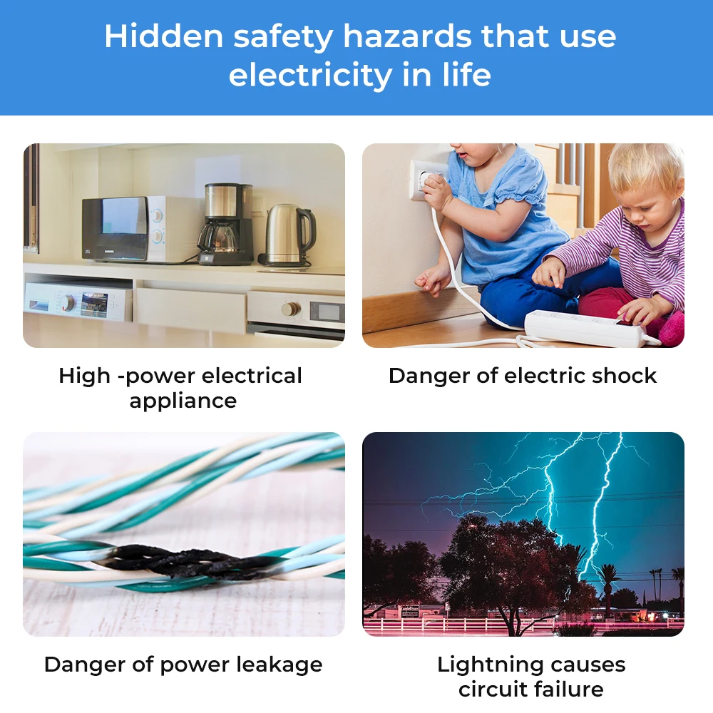 leakage Short Circuit Protection Timed Smart Reclosing Switch Remote Control  63A