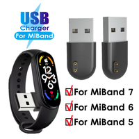 Mini Magnetic USB Charger Dock Cradle for Xiaomi Mi Band 7 6 5 NFC 4 3 Replacement Portable Smart Bracelet Watch Charging Base