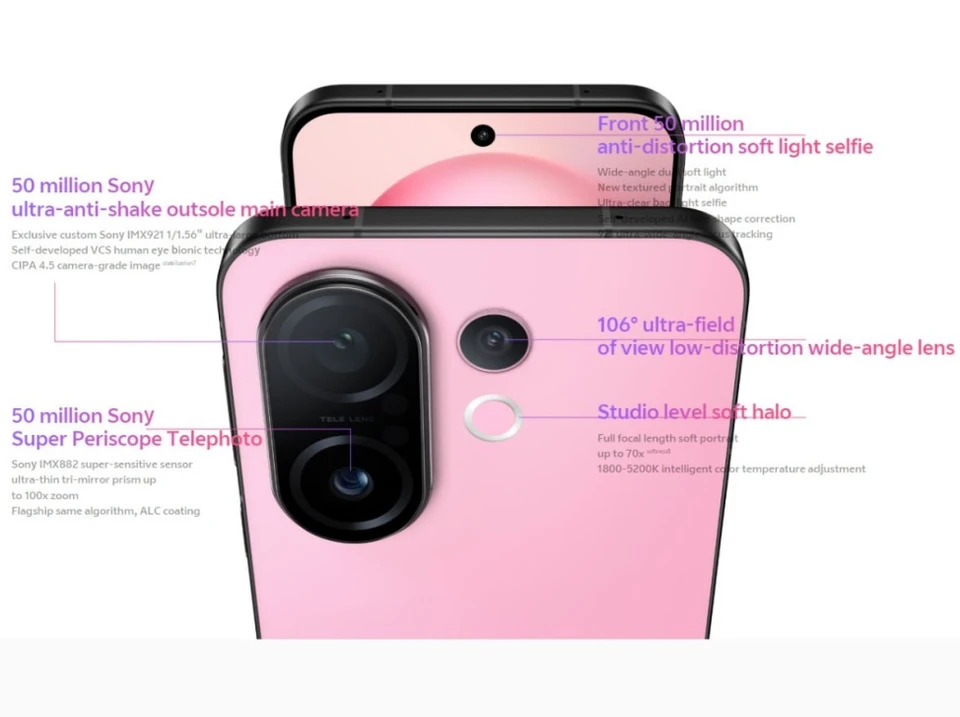 Original Vivo S30 Pro Mini 5G Mobile Phone 6.31