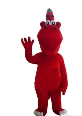 

New Adult Best Sale Foam Fashion Red dragon Mascot Costume Christmas Fancy Dress Halloween Mascot Costume