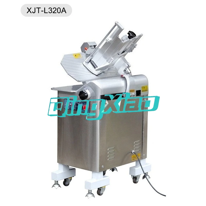 Commercial Slicing Machine Frozen Beef Mutton Roll Cutter Meat Slicer Fully Automatic Boneless Meat Ham Slicer for Restaurant