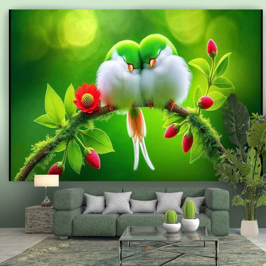 1PC Digital Print Tapestry Wall Hanging, Giethoorn Village Canal Netherlands View, Dutch Peaceful Countryside Wall Decor