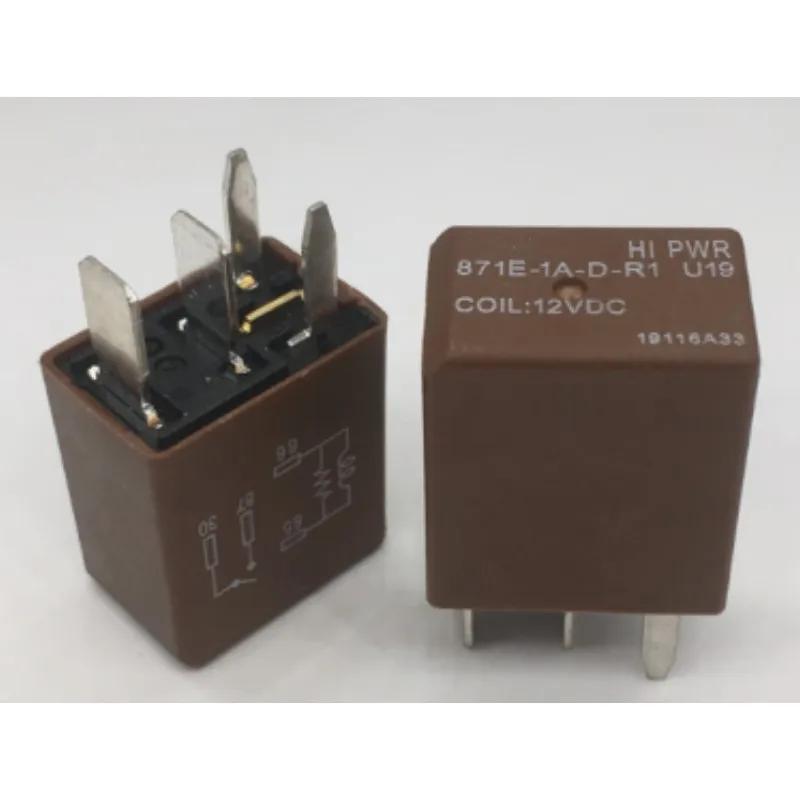 

Free shiping wholesale 10pcs/lot relay 871E-1A-D-R1-12VDC