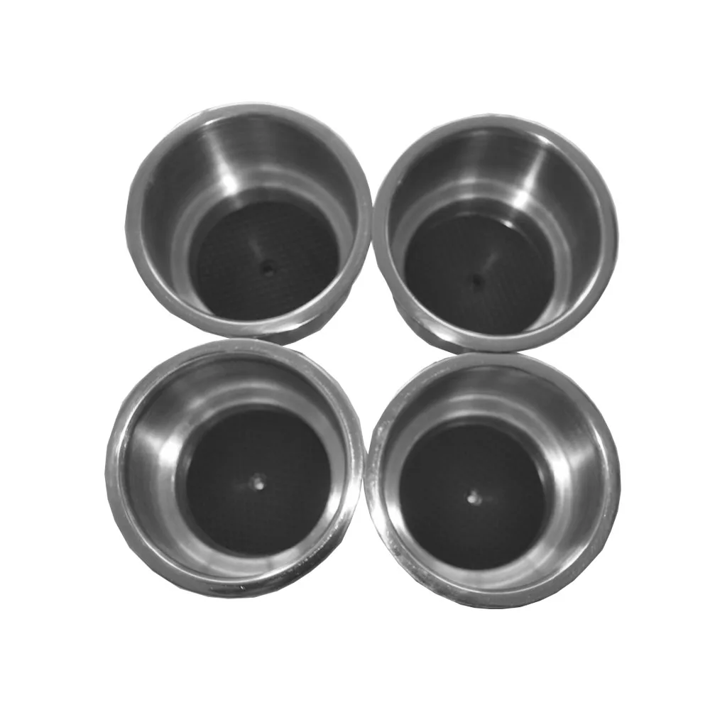 

STLF MARINE 4pcs Stainless Steel Cup Holders With Displacement Marine Boat RV Camper