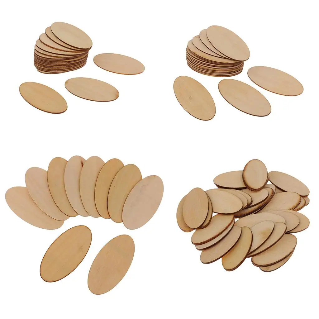 1.5 Mm Thick Oval Decoration Discs for Crafting Scatter Decoration