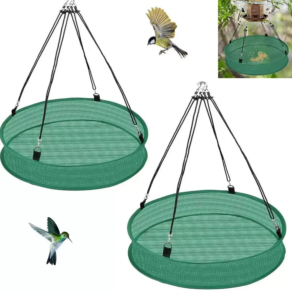 Kolibri-Futterspender für Draußen Eichhörnchensicherer Finken-Futterspender Robuste Auslaufsichere Auffangschale Gartendekoration für den Hinterhof