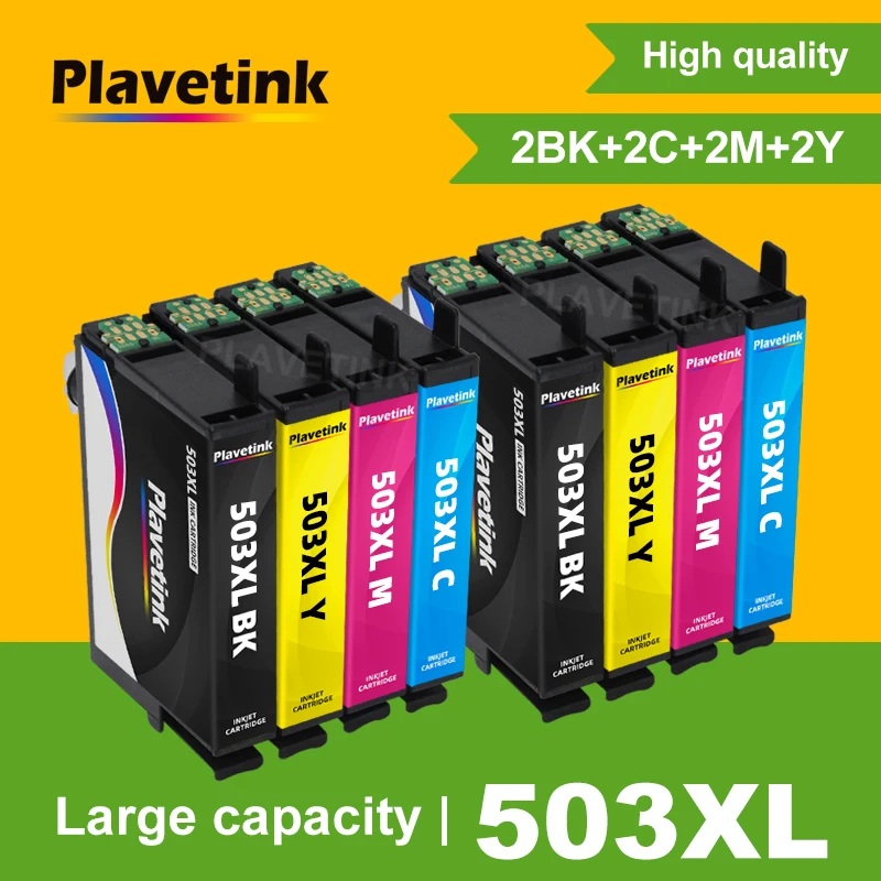 Plavetink T503 Compatible Ink Cartridge For EPSON 503 T503 XL 503XL Expression Home XP-5200 XP-5205 Wrokforce WF-2960 WF-2965