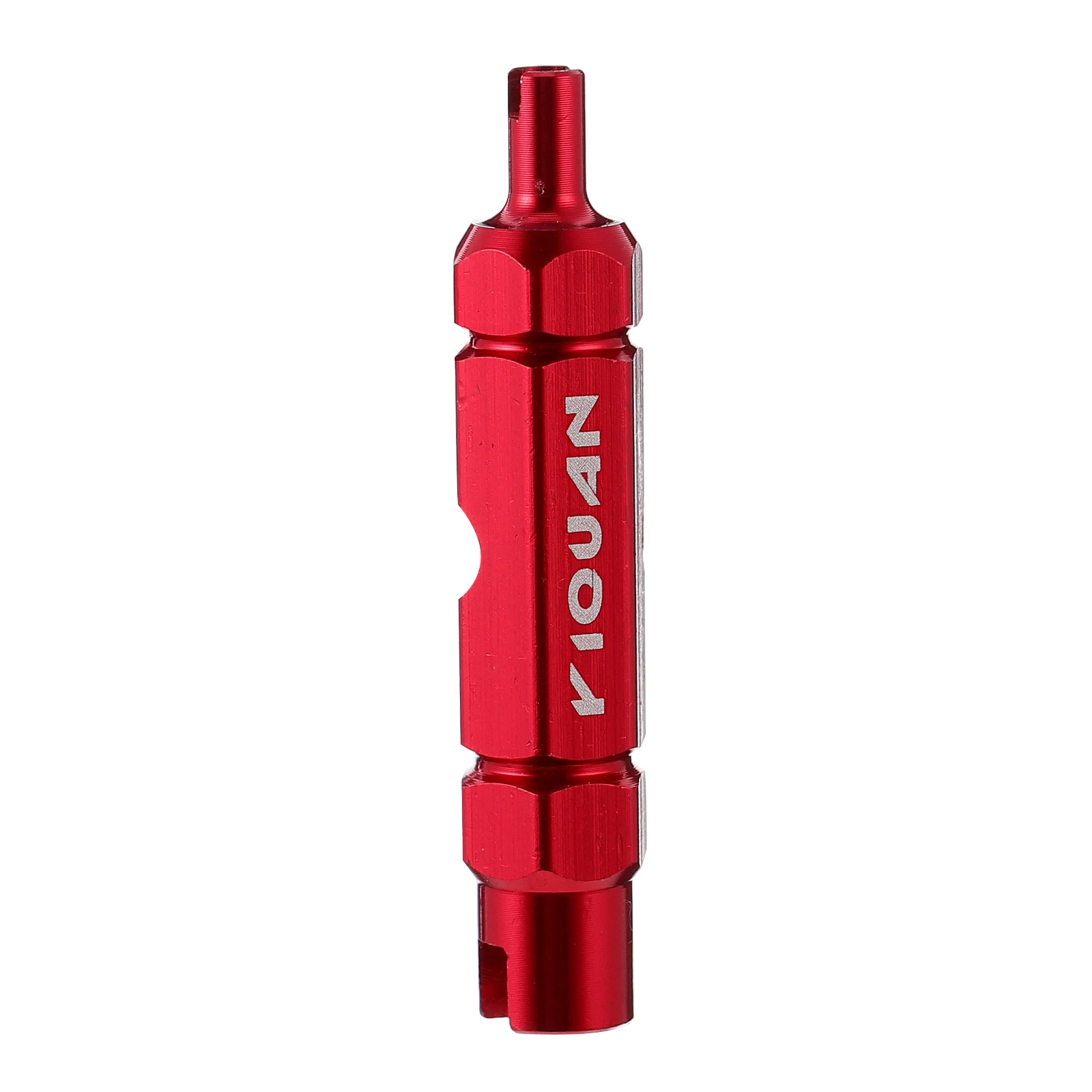 

Bicycle Valve Core Tool Gas Nozzle Wrench Aluminum Alloy Tire Tube Disassembly Extension Remover Blue French American