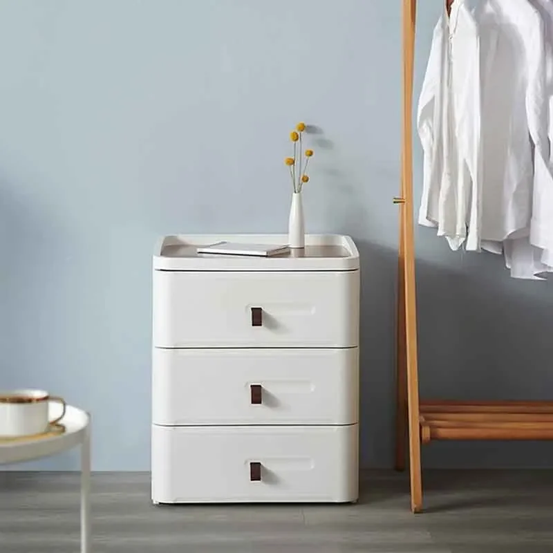 

Nordic Furniture,Bedroom Bedside Table,Plastic Nightstands,Drawer Style Storage Cabinet,Living Room Side Table,Home Storage Rack