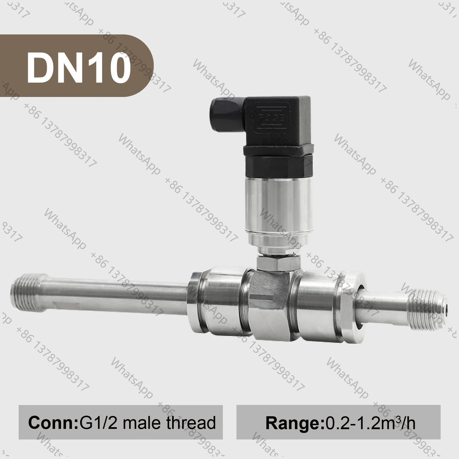 CKLWGY Threaded No Display Turbine Flow Meter DN10-DN50 Pulse 4-20mA Liquid Water Diesel fuel Inline Industrial Sensor