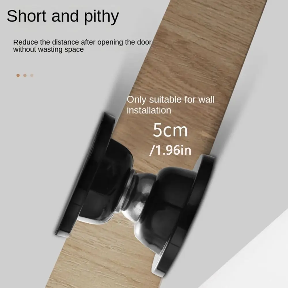 Penahan Pintu Magnetik Kuat Anti-benturan Perekat Silikon untuk Rumah Tangga