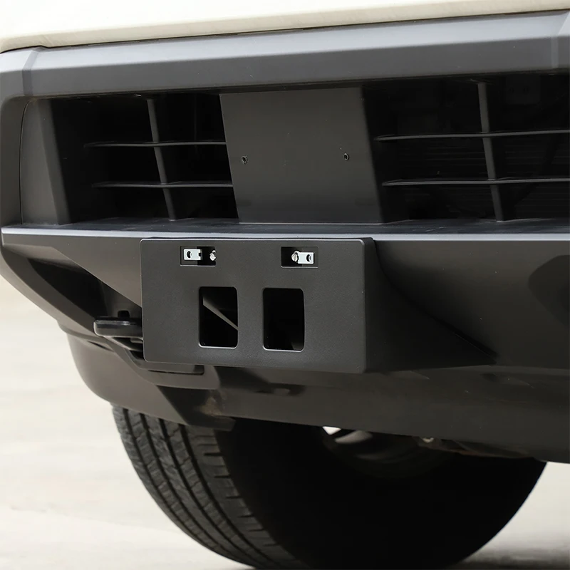 1 set ABS Untuk Nissan Frontier 2022-2024 braket plat nomor bemper depan mobil aksesoris modifikasi mobil OE: 962109BU0A