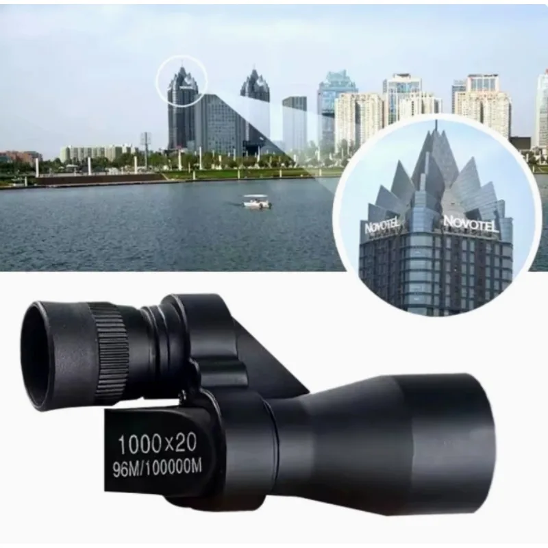 Portable HD Mini Zoom Monocular Telescope Handheld Optical Gear For Outdoor Hiking Bird Watching Camping Binoculars