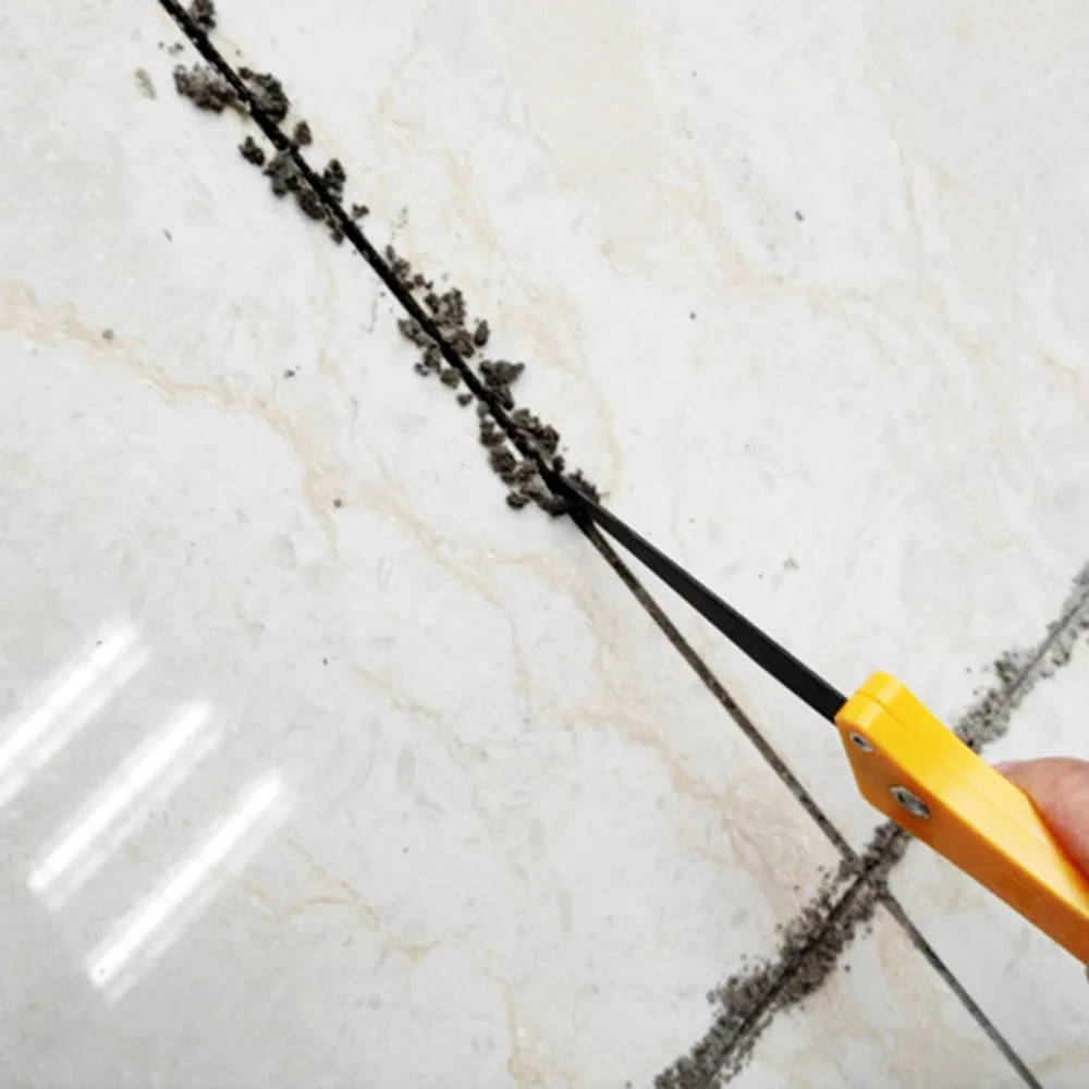 Imagem -06 - Cerâmica Gap Tile Knife Seam Cleaner Tungsten Steel Hook Knife Removedor de Argamassa para Argamassa Velha Hard Cement Caulk Tools Profissional