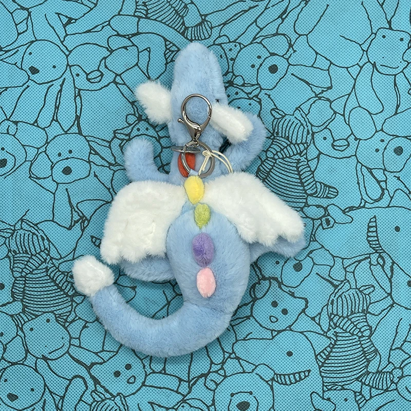 Marshmallow-Ball-Plüsch-Schlüsselanhänger, Golf-Schlüsselanhänger, Croissant-Plüschtier, Kirsche, Xue Long Plüsch-Taschenanhänger – Detail 3