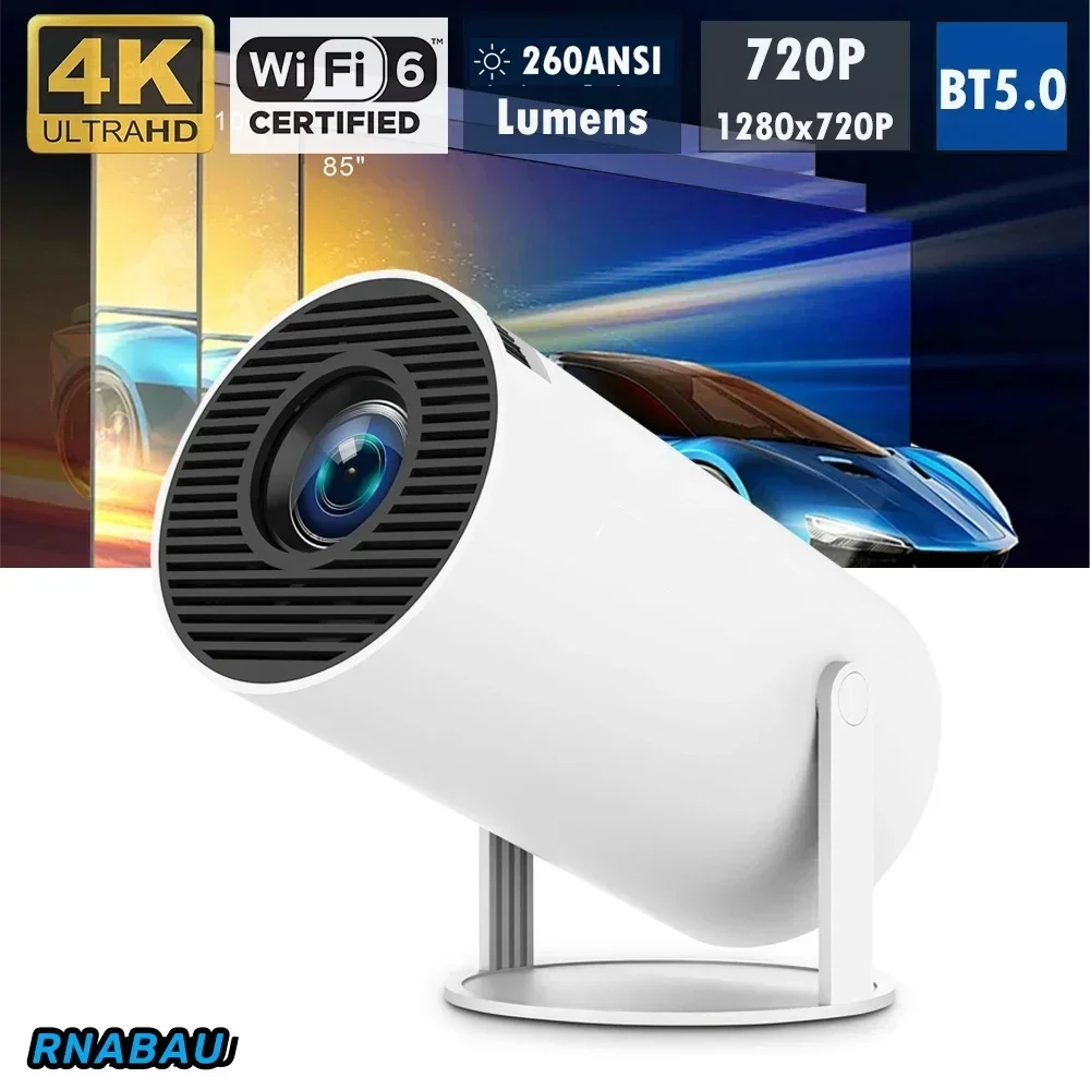 HY300 PRO Projector 4K Android 11 Dual Wifi6 260ANSI Allwinner H713 BT5 1080P 1280x720P Home Theater Outdoor Projector