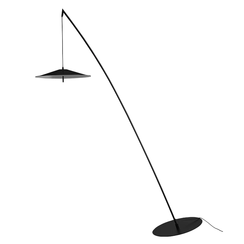 Postmodern living room fishing lamp floor lamp design sense art study exhibition hall floor lamp