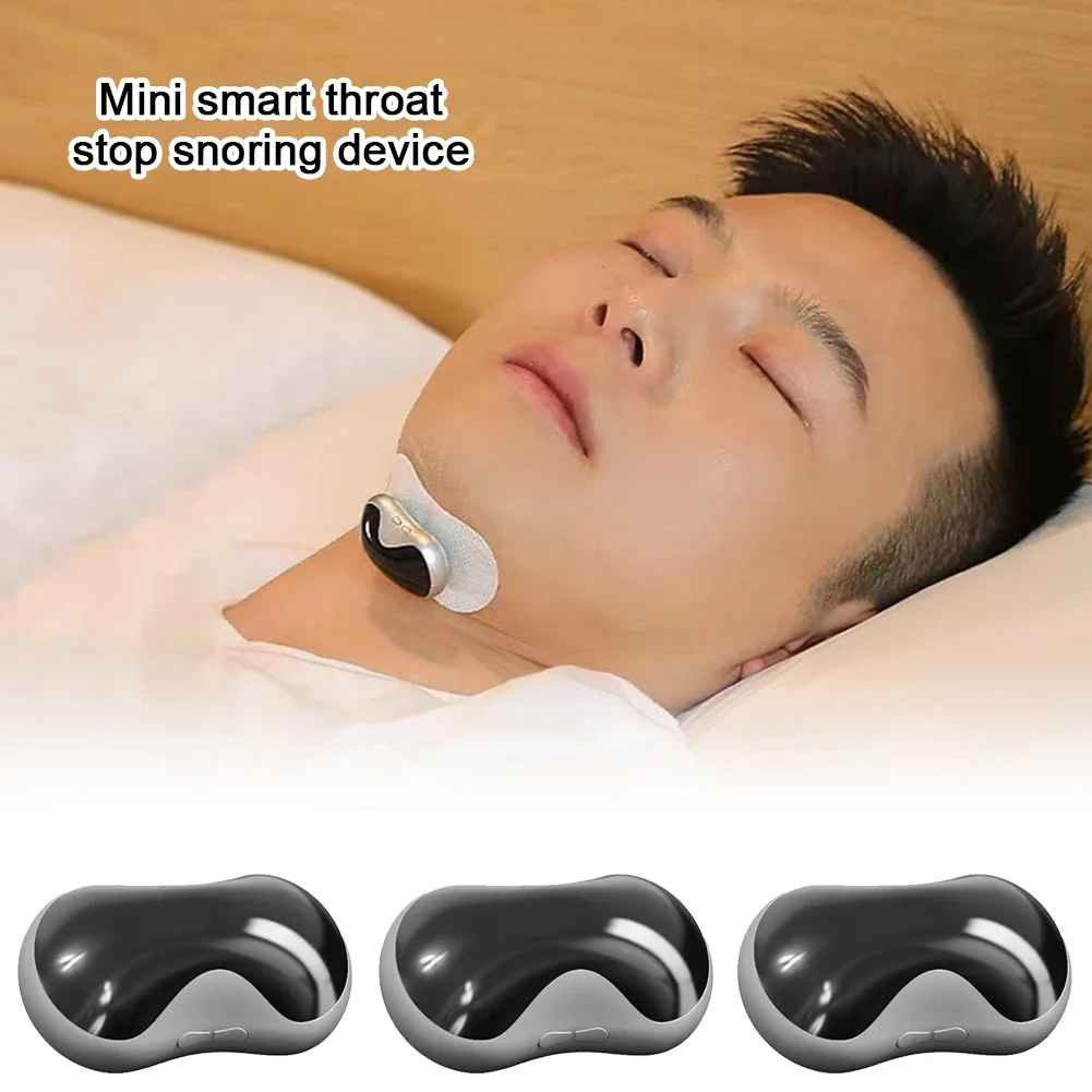 Pulse Snore Stopper Smart Anti-Snoring Device Smart Throat Massager Snore Prevents Muscle Stimulator TENS EMS Snore-free Device