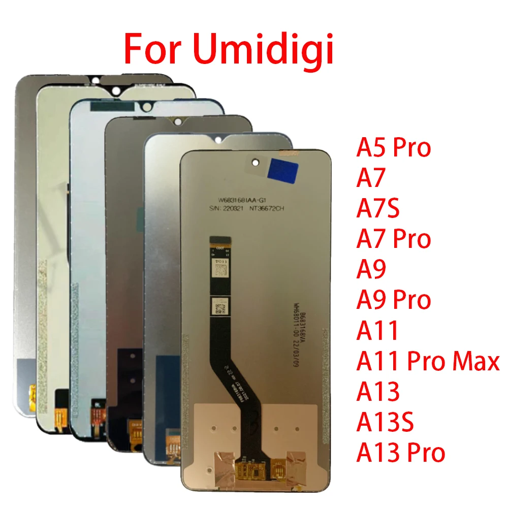 Full Display Screen For Umidigi A5 A7 A7S A9 A13 A13S A11 Pro Max LCD Display Touch Screen Digitizer Assembly