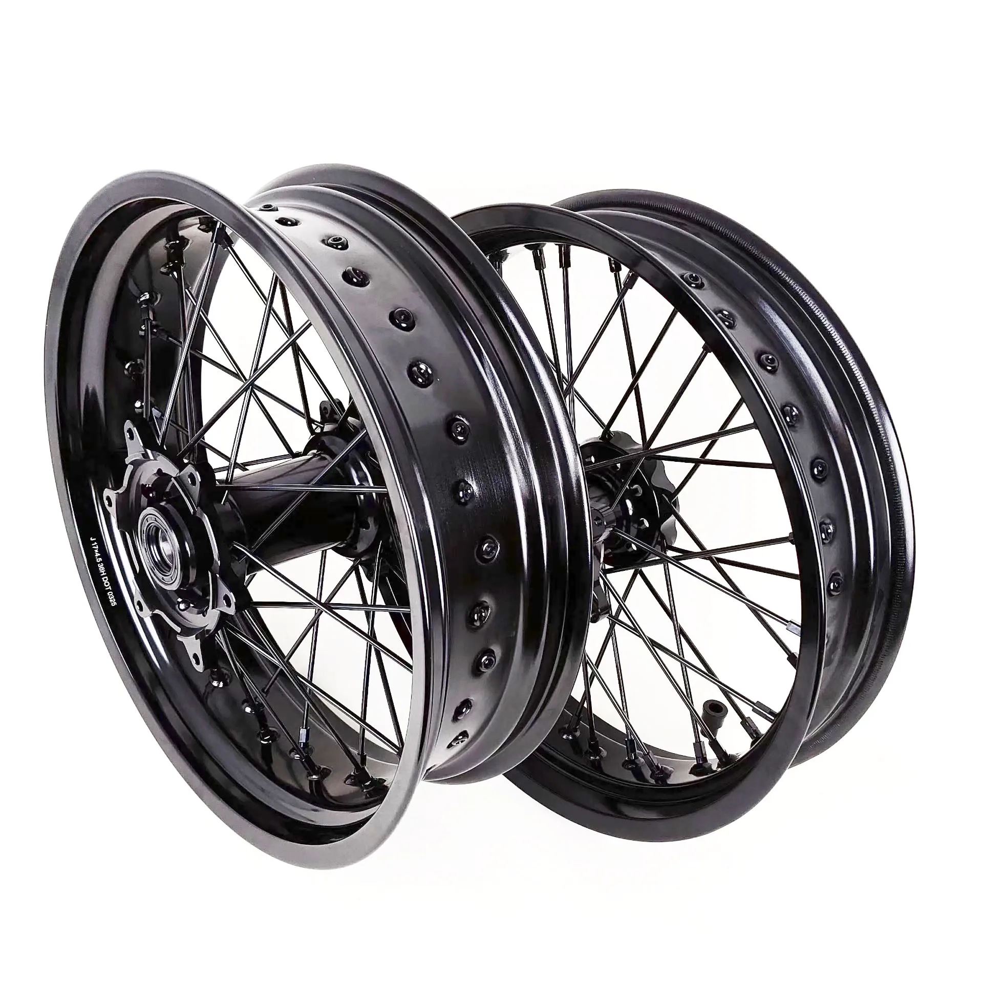 

Super ebike Stark Varg 17-inch Supermoto Wheelset - Brand New All-Black Electric dirt bike Stark Supermoto Wheelset