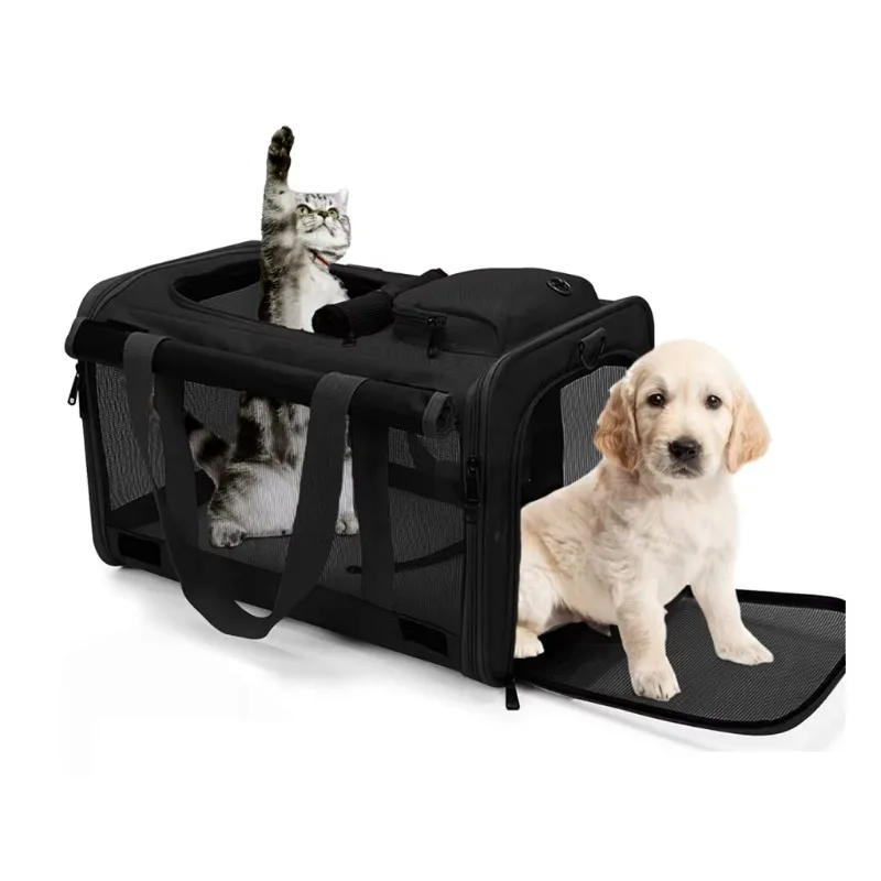 

Wholesale Dog & Cat Carrier Large-Capacity Flight Case Portable Foldable Pet Bag Model 009#Handbag