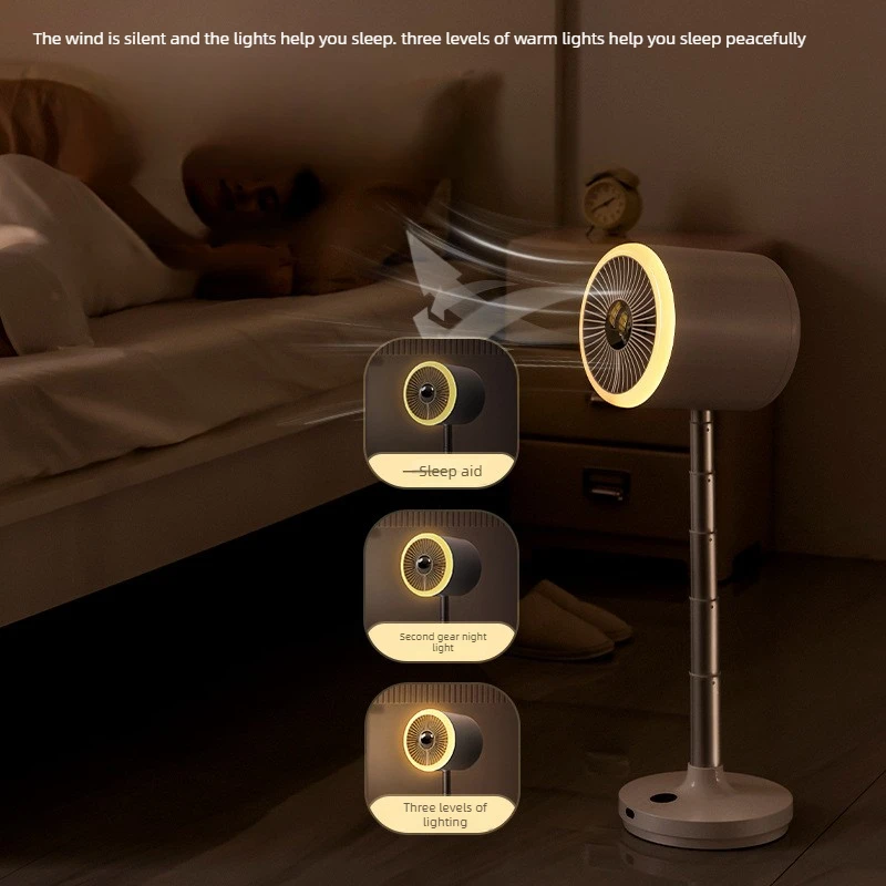 Air Circulator Fan Large Airflow Quiet Turbo Floor Fan Multi Function Portable Strong Wind Long Battery Life for Home 서큘레이터