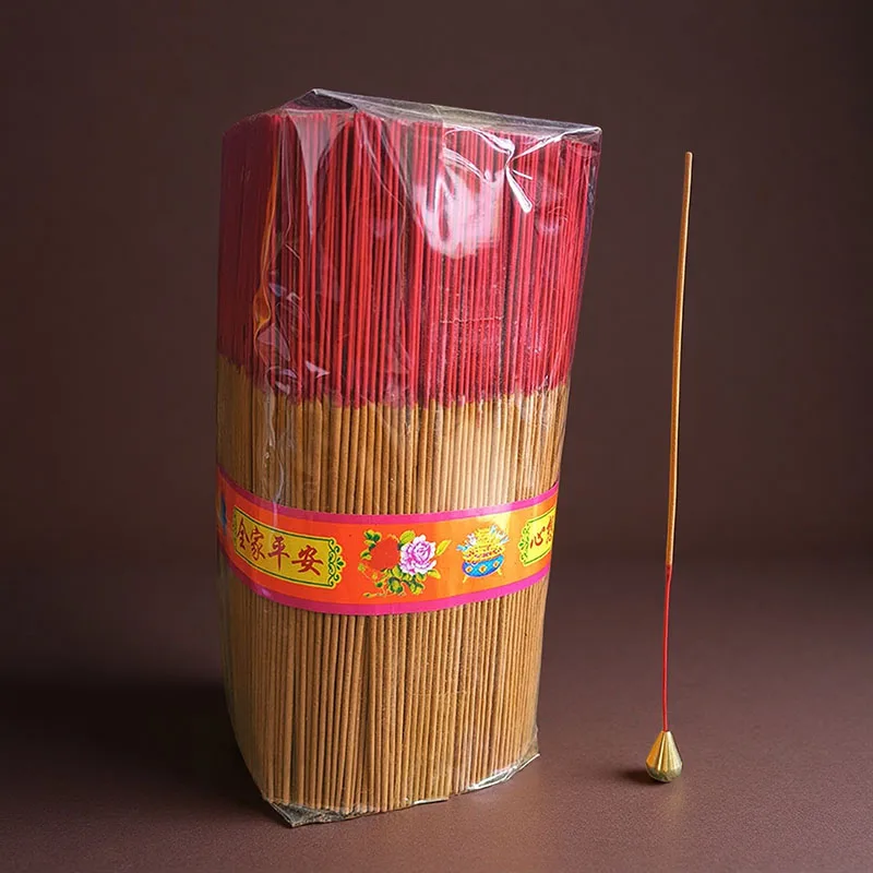 Venta al por mayor a granel 500g/1500g palitos de incienso Natural puro sin humo y sin perfume 25,5 cm DIY hogar sala de estar aromas palos Joss