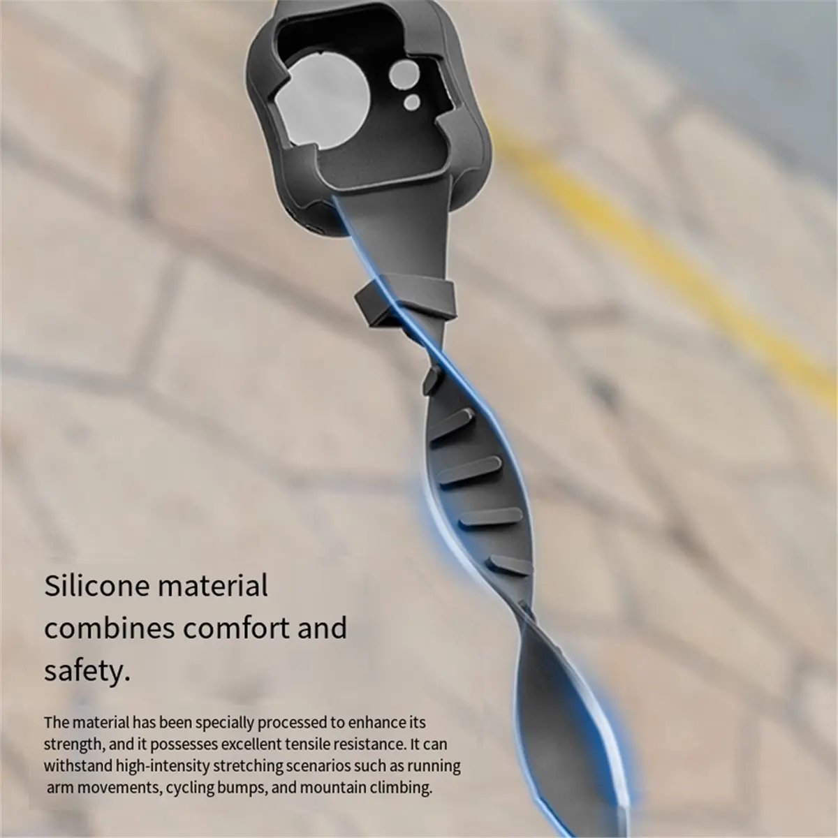 

M05K For Insta360 GoUltra Hand Wrist Band Strap Silicone Protective Case Adjustable Wristband Camera Accessories C