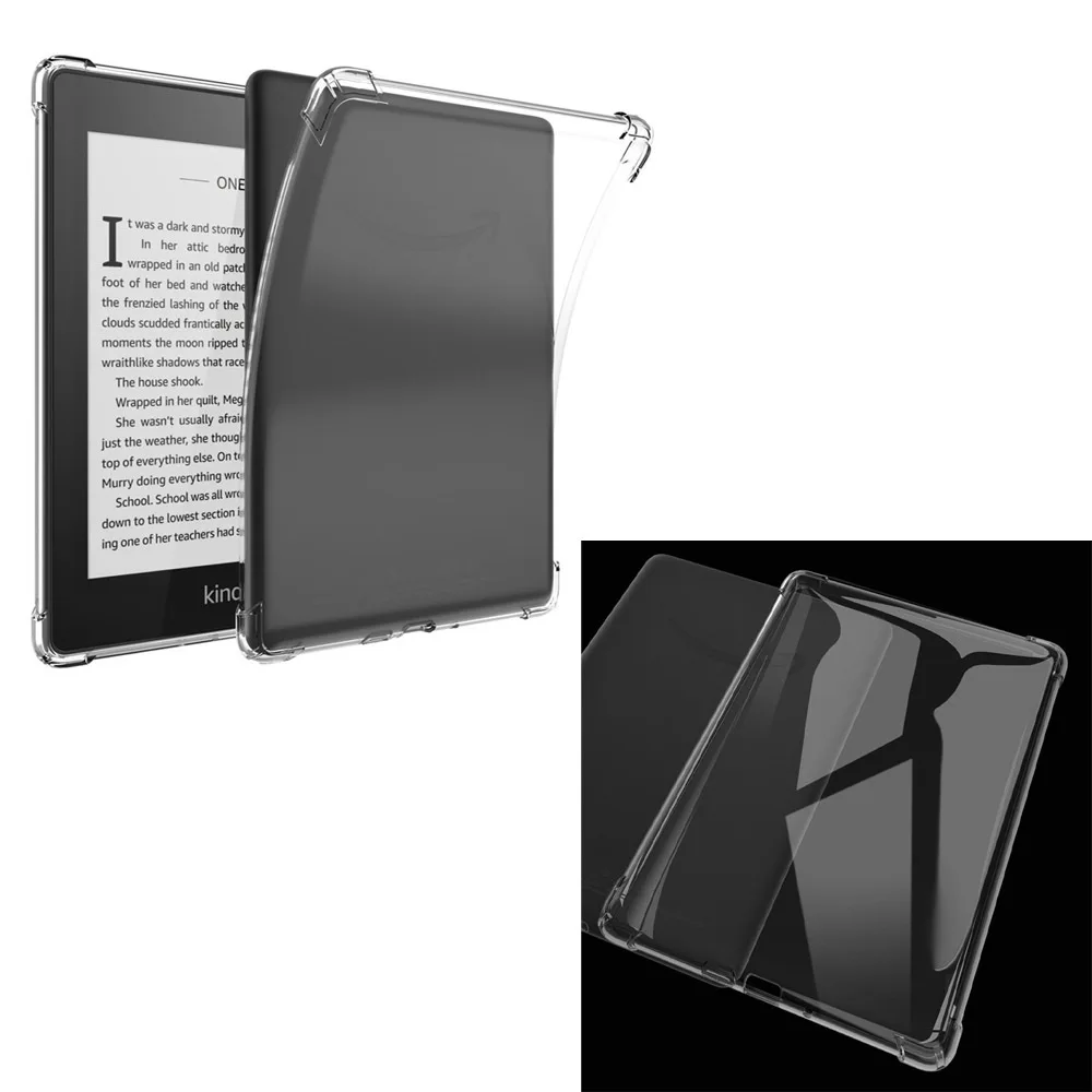 Case for Kindle Paperwhite 12th 2024/Colorsoft (SA569P) Kindle 11th 2022/2024 (C2V2L3/RS23CV), Portable Soft TPU Clear Protector