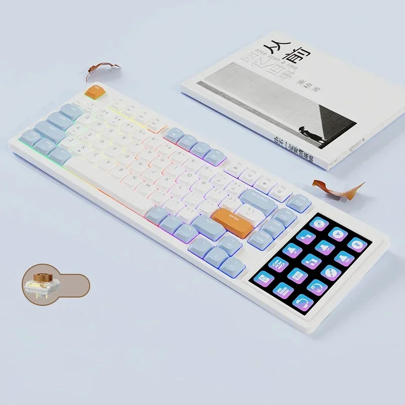 Ajazz AKP815 有線メカニカルキーボード 81%キーレイアウト ドワーフ