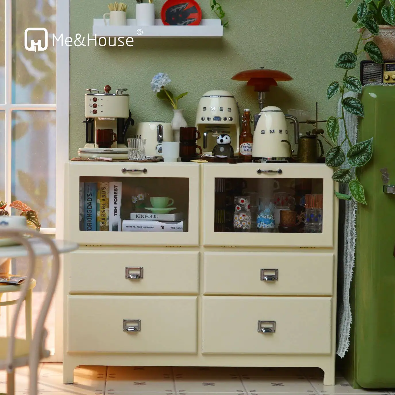 1-6-doll-house-model-furniture-accessories-retro-metal-sideboard-cabinet-wood-storage-shelf-bjd-ob11-blyth-soldier-lol miniature