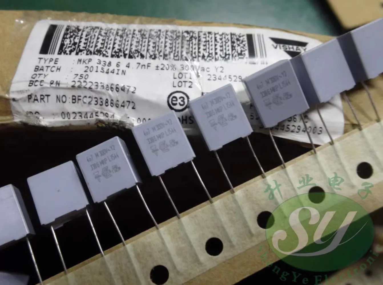 

20PCS MKP338 0.0047uf/300vAC 4.7nf 4700pf 4n7 472 New 7.5MM film capacitor