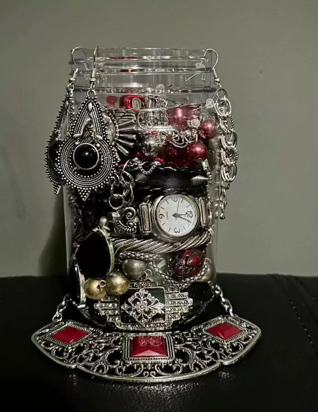 Супер популярная новая ювелирная слепая коробка, банка, смешанная глухая коробка, сумка для удачи, разные ожерелья, серьги, браслет, случайный