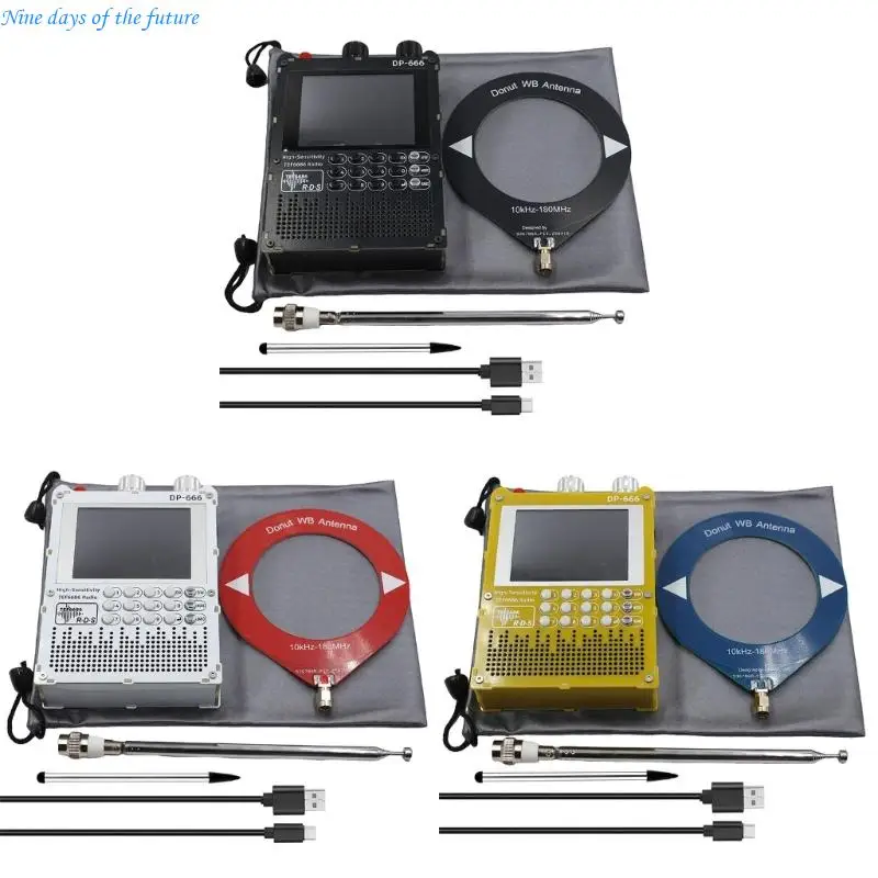 

Радио DP666 DSP с сенсорным управлением, аккумулятором емкостью 5000 мАч и улучшенным захватом многодиапазонного сигнала E65A
